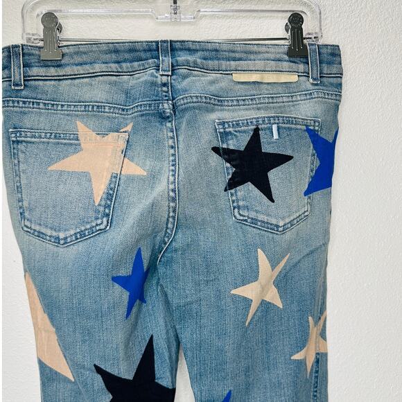 NWT Stella McCartney Blue Star Low Rise Skinny Boyfriend Jeans 29 - Picture 9 of 13